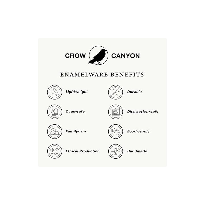 Enamelware Brownie Cornbread Pan - Solid White with Blue Rim