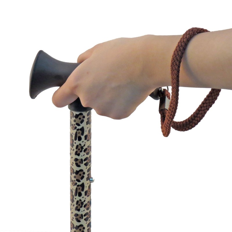 Charming Canes Adjustable Folding Walking Cane with Comfortable Grip, Wrist