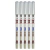 SAINO GlideStic Ballpoint Pens, BLUE, Fine Point (0.6mm), Pack of