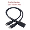 Qaoquda USB C Splitter Charge Cable,1 Feet USB Type C