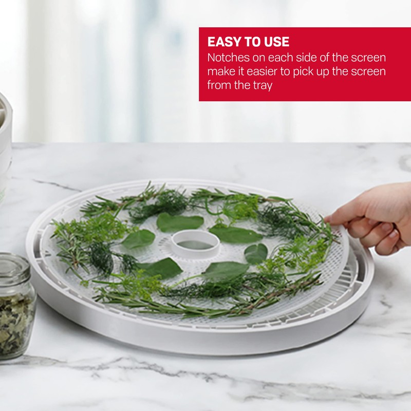 Nesco MS-2-6 Round Mesh 15 1/2" Clean-A- Screens Fits Food