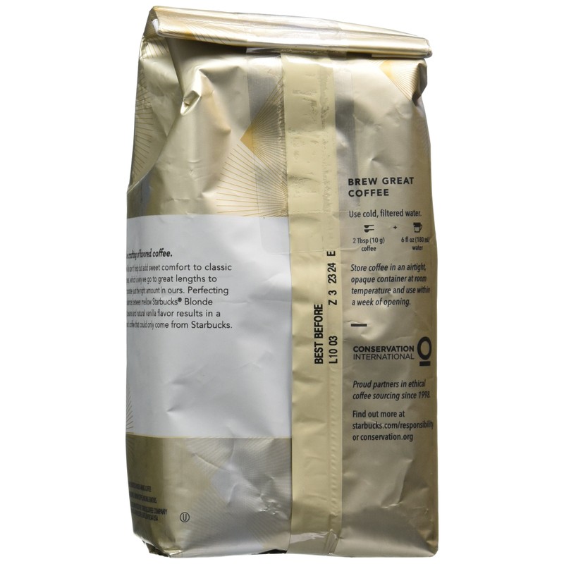 Starbucks Natural Fusions Vanilla Ground Coffee, 11 Ounce (Pack of