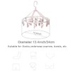 Foshine Clothes Drying Racks Foldable Clip Hangers Drip Hanger Plastic