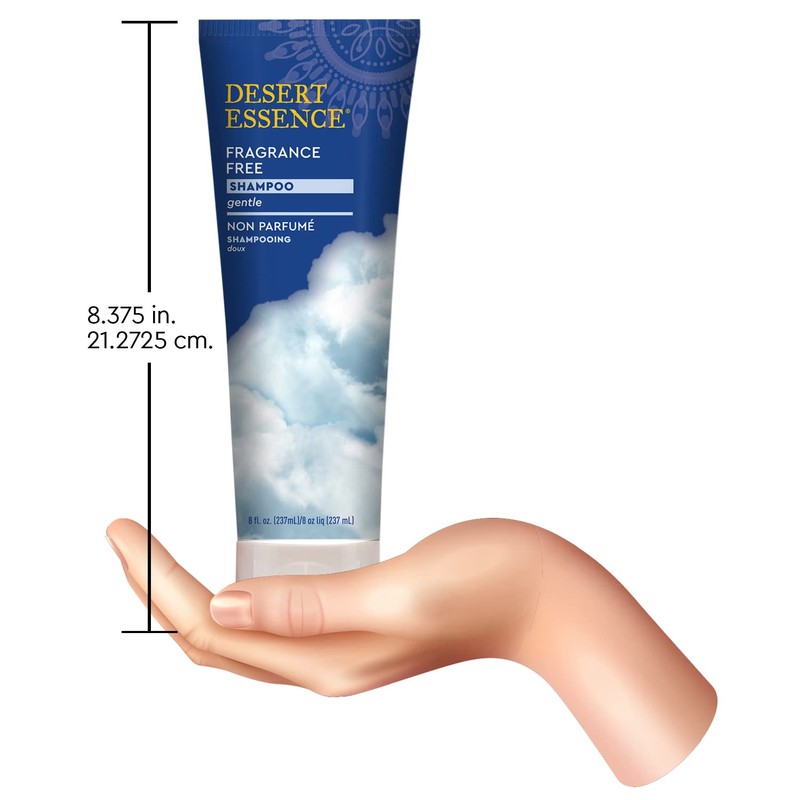 Desert Essence Fragrance Free Shampoo – 8 fl oz –
