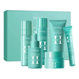 Set 6 En 1 Cuidado Facial Skincare Acido Hialuronico Bioaqua                                                                                          