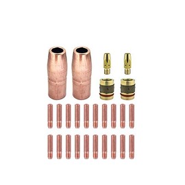MIG Gun Kit Fits Miller M-25 Tip Nozzle 200258 Adapter Diffuser 023 030 035 045 (.045" KIT)