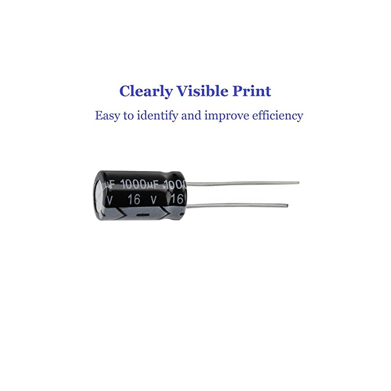 OCR 24Value 500pcs Electrolytic Capacitor Assortment Box Kit Range 0.1uFï¼1000uF
