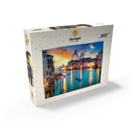 夕暮れのゴンドラと大運河 イタリア - プレミアム1000ピースジグソーパズル 大人用