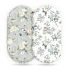 Stretchy Bassinet Mattress Sheets, Ultra Soft Bassinet Sheet 2 Pack,