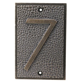 Frank Lloyd Wright Exhibition House Address Number 7 Plate