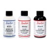 Angelus Kit de Pinturas Acrílicas para Cuero, Negro y Blanco,