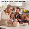 Heated Ice Cream Scoop, Rechargeable Electric Ice Cream Scooper with