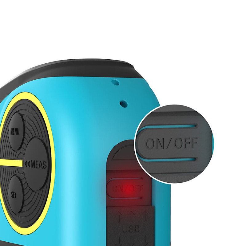 MiLESEEY La-ser Distance Measuring Tape Recharge Hand-held Range Finder Measurement