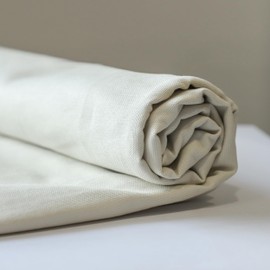 Simple&Opulence 100% Cotton Canvas Natural Fabric by The Yard- 59 Inches Wide, Versatile Durable for Crafts and Upholstery (Linen,2 Yard)