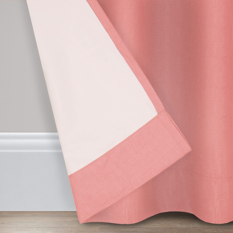 Eclipse Kendall Blackout - Panel de Cortina Termal, Rosado, 107