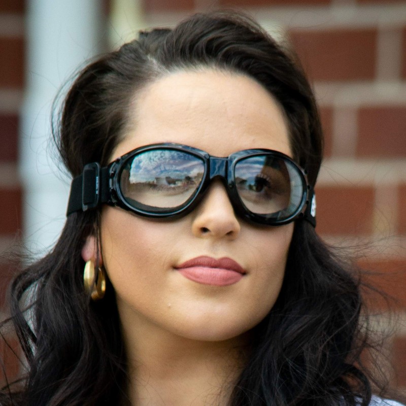 Birdz Eyewear Eagle Red Baron Motorcycle & Airsoft Goggles Clear