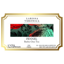 Fennel Barley Orzo Tea (Single Serve K-Cup Pods) (12 pods, ZIN: 572693)