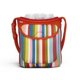 Built Bottle Buddy Three Bottle Tote, in Baby Pink Stripe