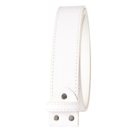 NR-Style Belt Replacement Kit, With Holes, Synthetic Leather, Simple, Plain, Casual, Business, Men's, Women's, Replacement Belt, Buckle Attachment, 6. White (130cm)