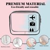 2 Pack TSA Approved Clear Toiletry Bag, Quart Size Travel