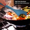 Upgrade Silicone Spatula Spoon Set,VOVOLY Heat Resistant Rubber Spoonula, Seamless