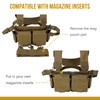 VISMIX Tactical Chest Rig, Adjustable&Detachable Molle Chest Rigs