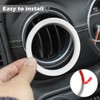 RT-TCZ for Wrangler JL Dash Air Vents Cover Trim Stickers