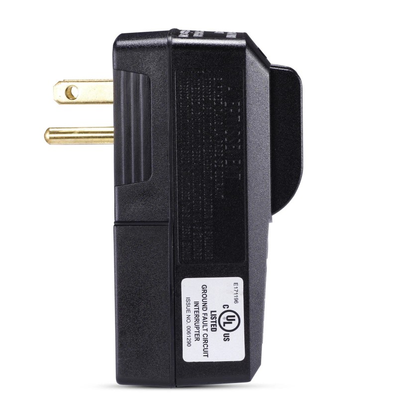 WELLONG Gfci Plug Replacement 15 Amp 3 Prong Gfi Waterproof