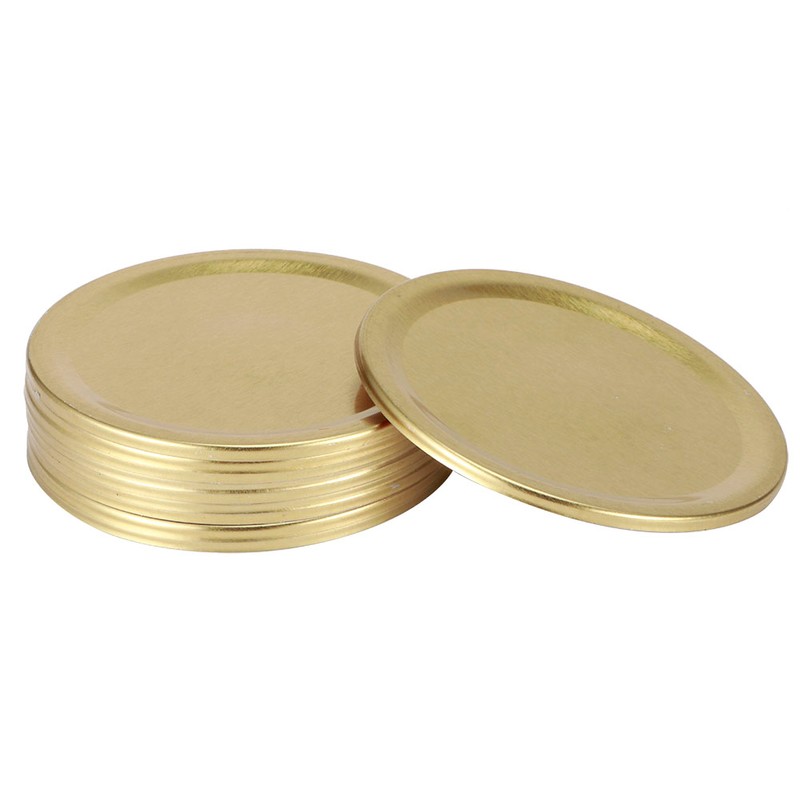 Stainless Steel SplitType Mini Glass Jar Lids Container Sealing Cover