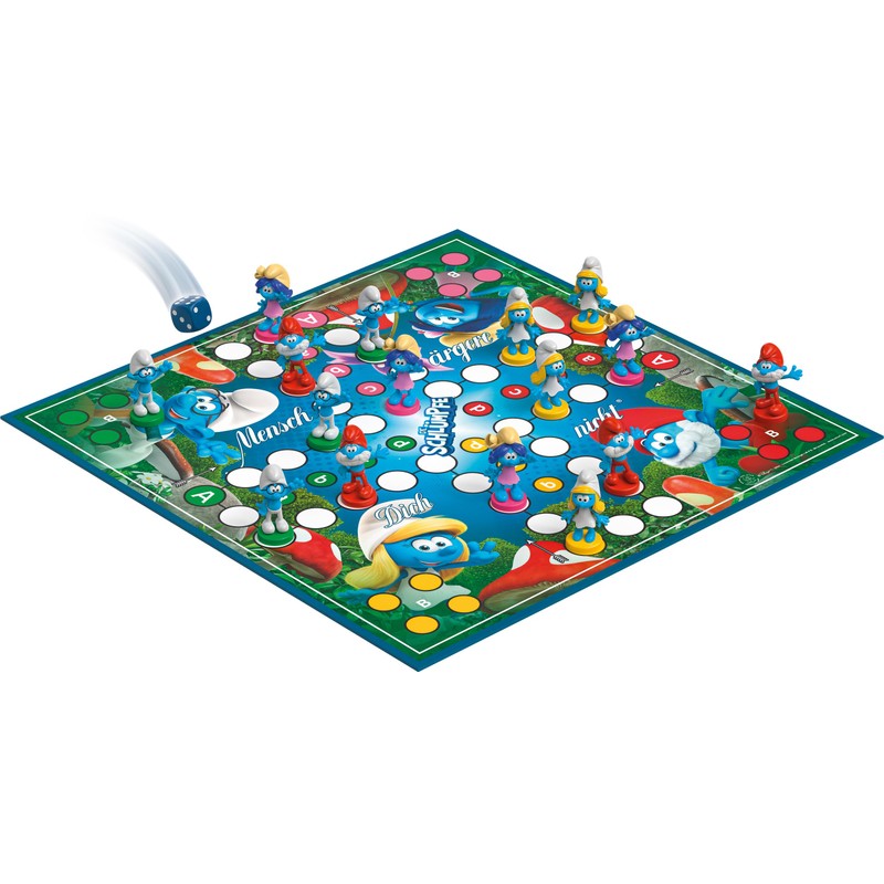 Schmidt Spiele 49455 Mensch ärgere Dich Nicht, The Smurfs, Family