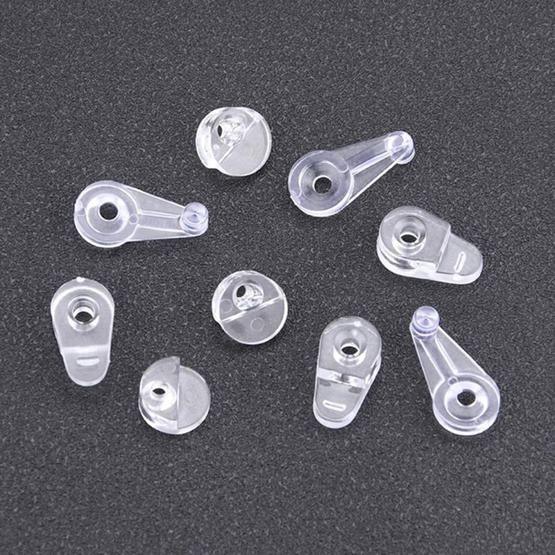 60PCS Glass Door Retainer Clips, Fixing 6mm Thick Plastic Glass