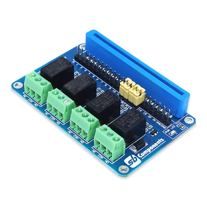 sb components Relay Bit - 4 Channel 3V Relay Board