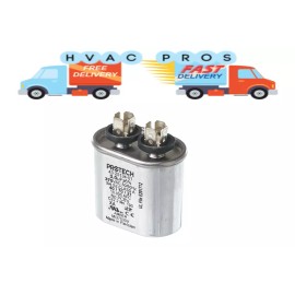 rheem  OEM Rheem Ruud Protech Oval Run Capacitor 3 uf 370 Volt 56-23001-16 8552-5514