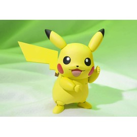 S.H. Figuarts Pokémon Pikachu, Approx. 3.9 inches (100 mm), PVC & ABS Painted Action Figure