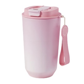 IOLOYU Tumbler with Straw, Lid Included, Spillproof, Stainless Steel Water Bottle, Vacuum Insulated, 3-Way, 15.9 fl oz (450 ml), Large Capacity, Thermos Flask, Stylish, Cold Retention, Long Time, For