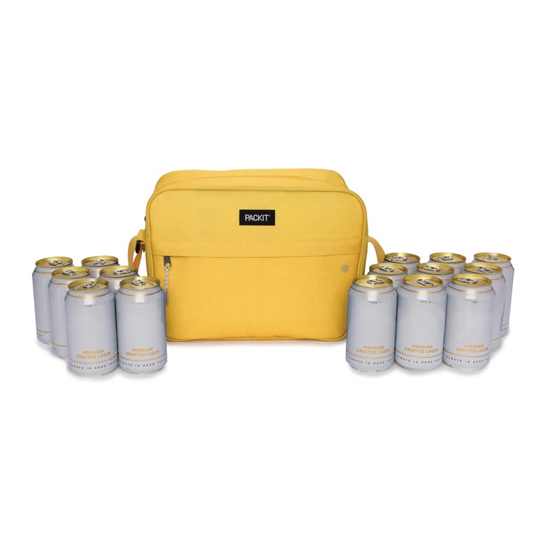 PackIt Freezable Zuma Can Cooler, Built with EcoFreeze Technology, Collapsible,