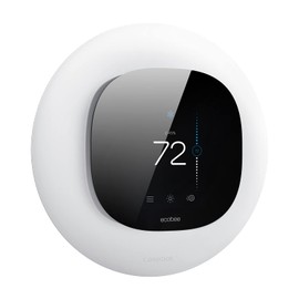 CaseBot Wall Plate for Ecobee3 Lite / Ecobee3 SmartThermostat, Practical Trim Kit, Easy Installation, Durable Polycarbonate Material, Stylish Design (White)