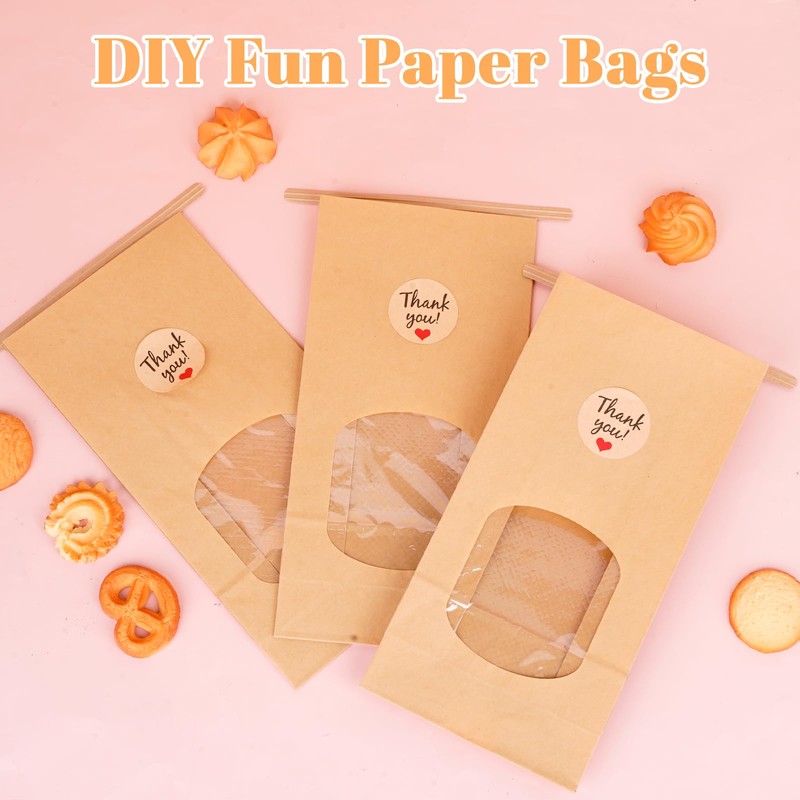 DONQTWAY Bolsas para galletas de panadería
