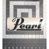 Pearl Drum Head 🥁 Decal Black High Quality Permanent Vinyl