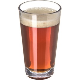 Carlisle Paddles - COMINHKPR31906 561607 Alibi Heavy-Weight Plastic Pint/Mixing Glass, 16 oz (Set of 24), Clear