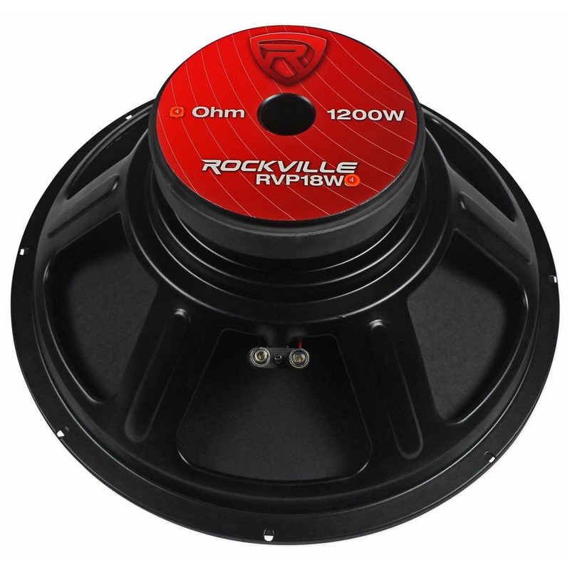 Rockville RVP18W4 1200 Watt 18" Mid-Bass Driver Car Audio Speaker