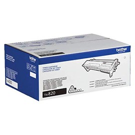 Brother Genuine TN820 2-Pack Standard Yield Black Toner Cartridge with Approximately 3,000 Page Yield/Cartridge