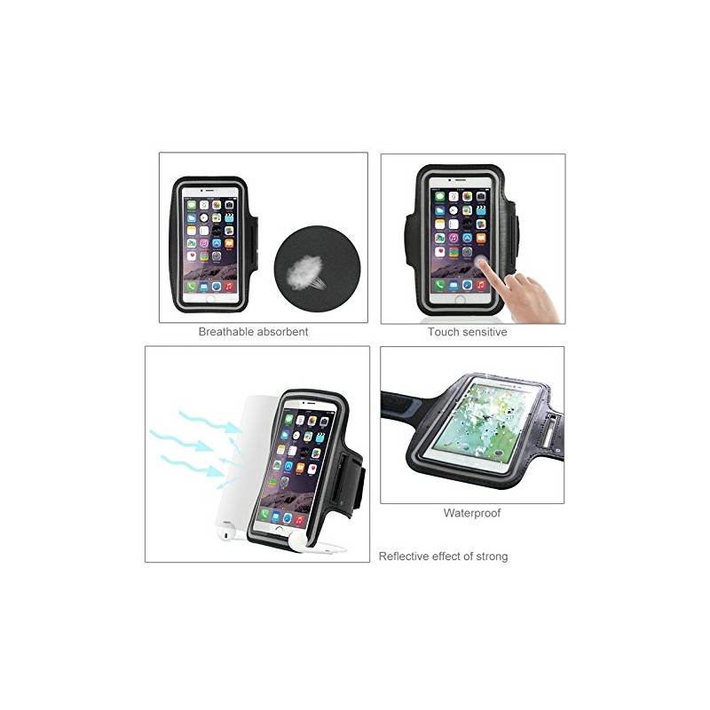DFV Mobile Work Equipment Armband Sport Arm Band Reflective Neoprene
