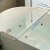 Acrylic Bathtub Tray Caddy, Clear Bath Shelf Tub Rack with