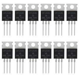 12Pcs IRFZ44N IRFZ44 Power MOSFET Transistor IRFZ44NPBF N-Channel Transistor Rectifier Power 49A 55V 3Pin MOS Field Effect Tube Chip