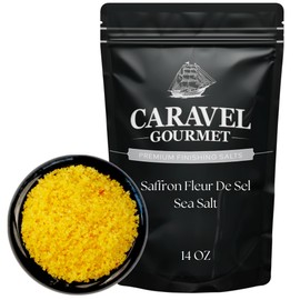 Saffron Fleur de Sel Sea Salt - Refill Pouch