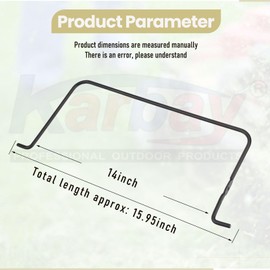 532194177 / 194177X428 Lawn Mower Bail Control Bar for Husqvarna, Poulan, Murray, Craftsman, A-riens Walk Behind Lawn Mower 532138059 532195574