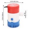 12V Blige Water Pump 3/4in Hose Outlet 500GPH Electric SemiOpen