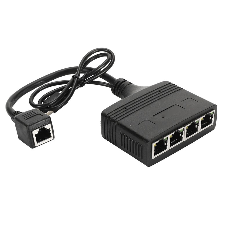 Ethernet Splitter 1 to 4 High Speed 1000Mbps RJ45 Network