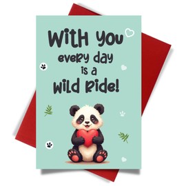 Cheerin Romantic Mother's Day Card for Wife - Cute and Funny Mother's Day Card with Envelope - Perfect for Wife, Mom-to-Be, or Expecting Mom from Husband